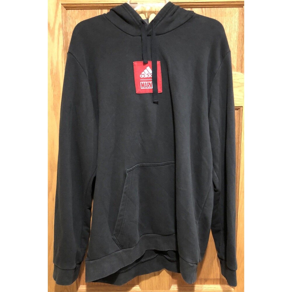 Adidas X Marvel Donavan Mitchell Hoodie Men’s XL Black Spider-Man
